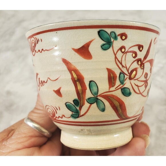 Japanese Chawan Tea Bowl Hand-Painted Matcha Ceremony Cup Ceramic Matcha Bowl - Picture 7 of 10